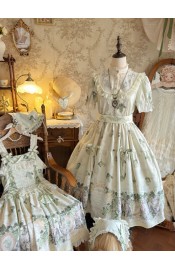 Fan Tutu Grapes Courtyard Cat Blouse Skirt JSK and OPs(Reservation/Full Payment Without Shipping)